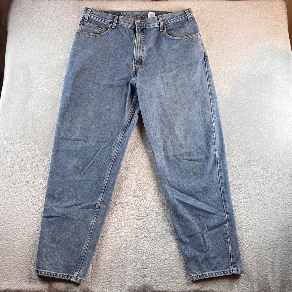 VTG Levis 560 Loose Fit Tapered Leg Jeans Mens 38x32 Blue Denim 90s 00560-4891